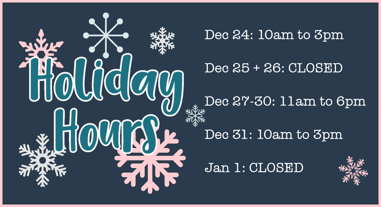 2022 Holiday Hours STASH Lounge