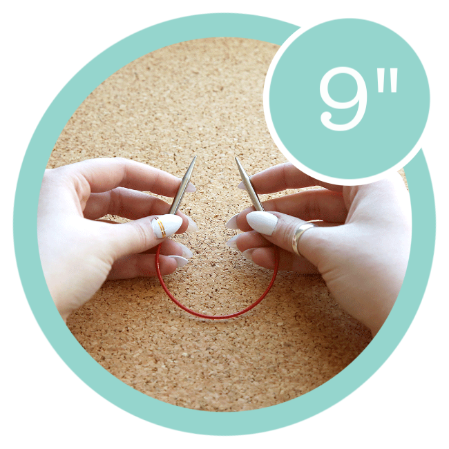 Chiaogoo Fixed Circular Knitting Needles 9 / 23cm - tribeyarns