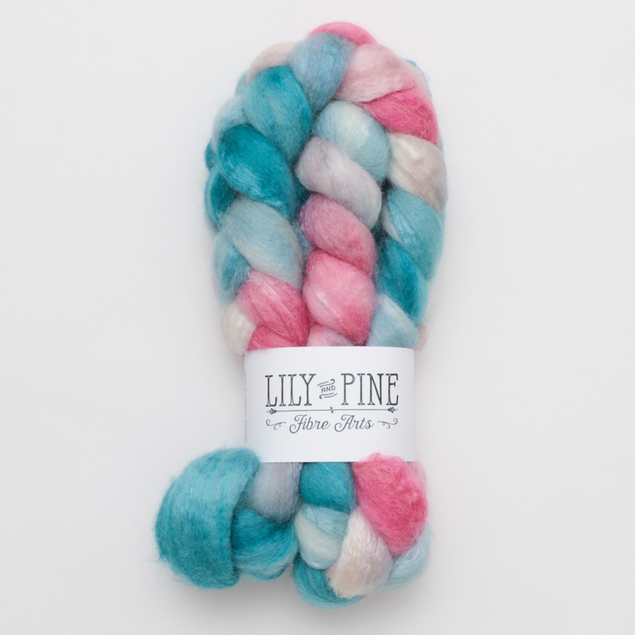 Lily & Pine 75/25 BFL/Tussah Silk Combed Top | 4oz