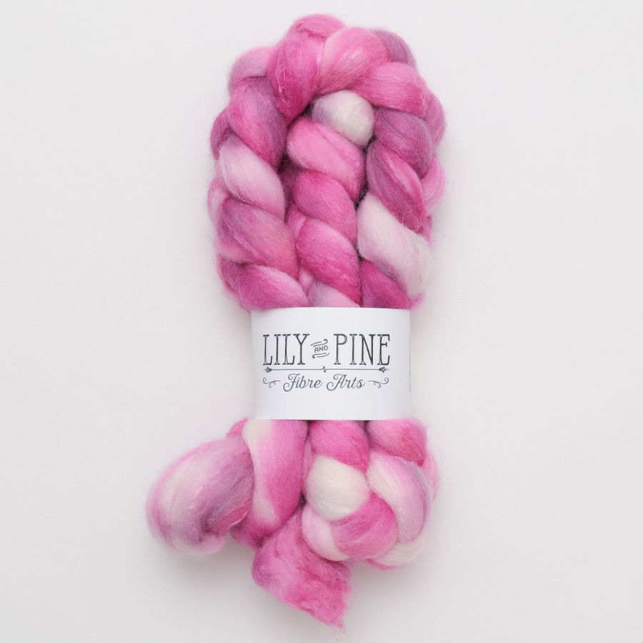 Lily & Pine Polwarth/Silk Combed Top | 4oz