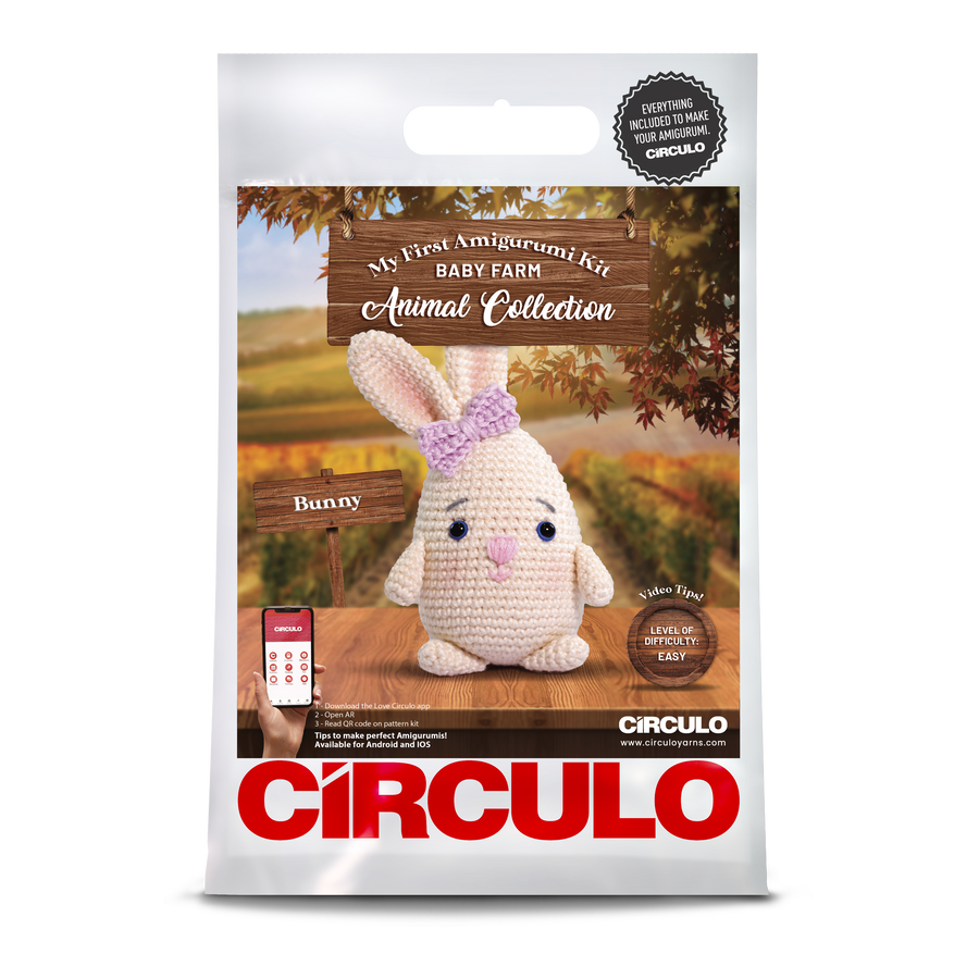 Circulo Amigurumi Kit | Baby Farm Animals - Bunny