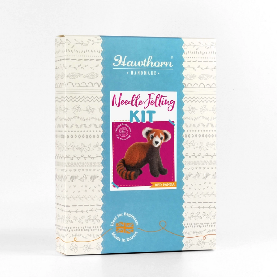 Hawthorn Handmade Needle Felting Kit | Red Panda