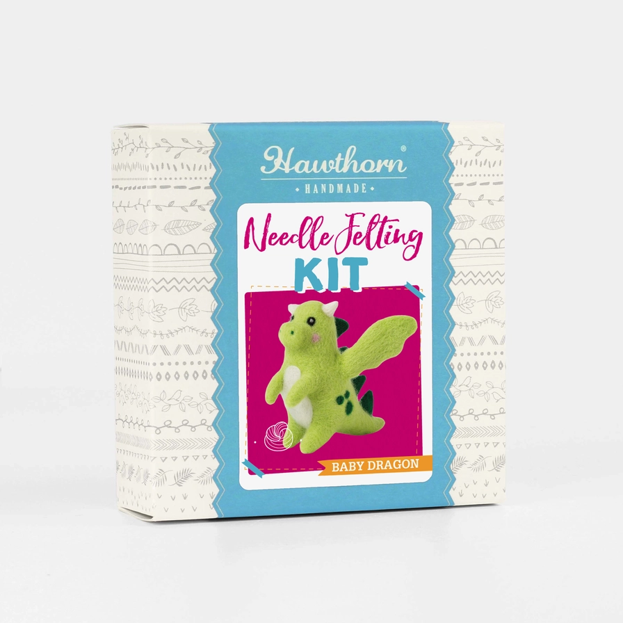 Hawthorn Handmade Mini Needle Felting Kit | Baby Dragon